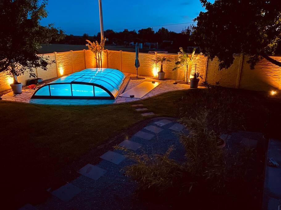 Pool, Sauna Und Blick Ins Gruene Wittenberg Exteriör bild