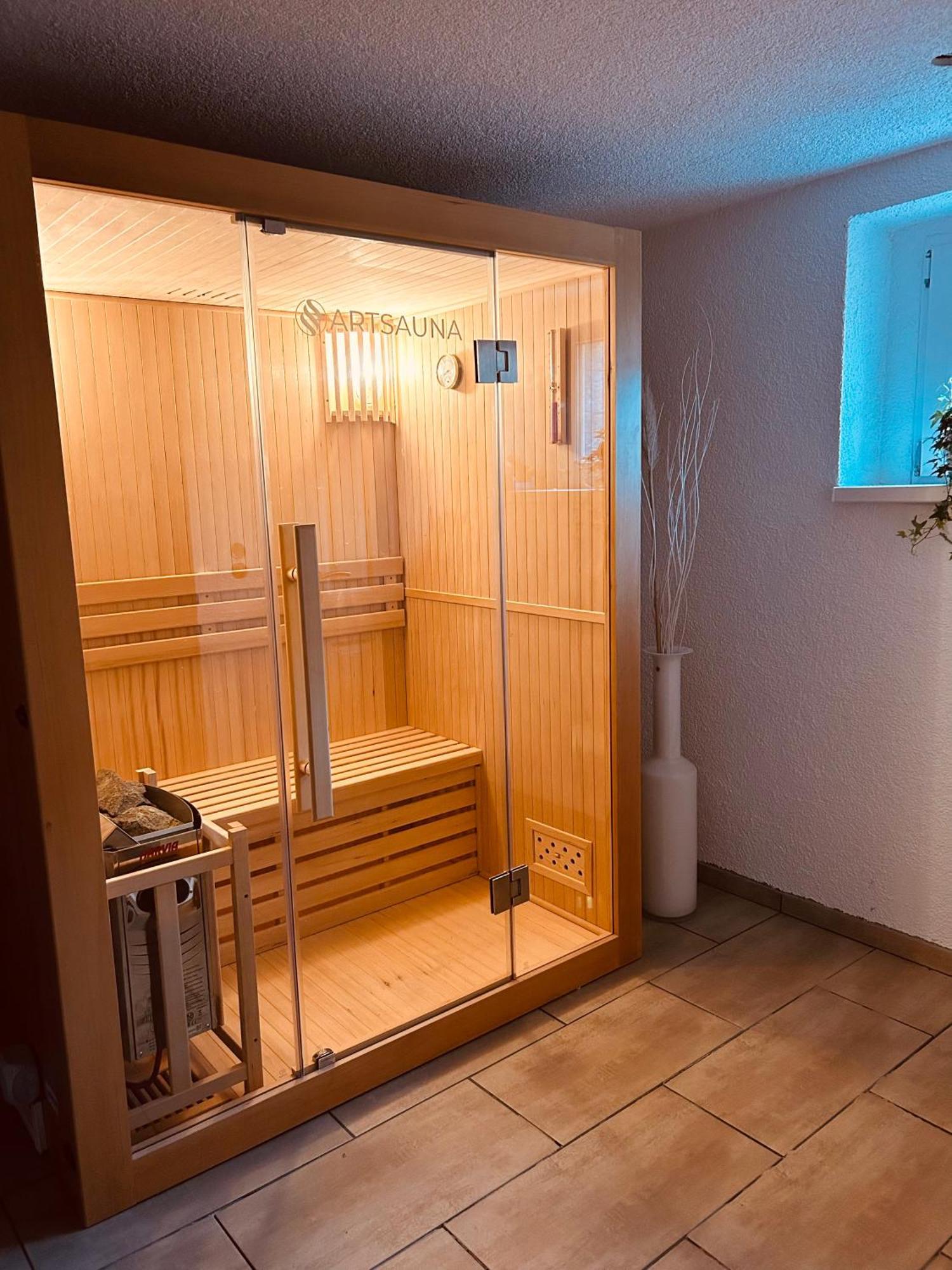 Pool, Sauna Und Blick Ins Gruene Wittenberg Exteriör bild